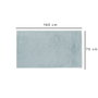 Mijölnir Downtown Toalla de Baño 100% Algodón Azul 70 x 140 cm Lujo y Absorbencia Inigualable 550 gr/m²